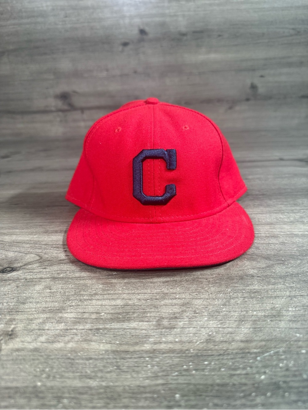 New Era Cool Base Authentic MLB Cap Hat Baseball Cleveland Indians/Guardian 7.75